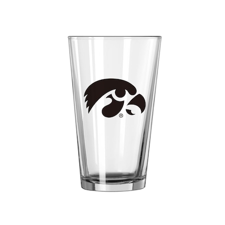 Logo Brands Iowa 16oz Gameday Pint Glass 155-G16P-1